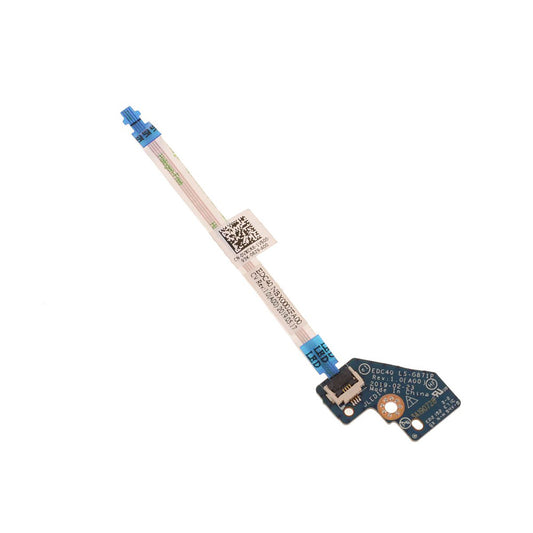 Laptop Status Indicator LED Board With Ribbon Cable For DELL Latitude 7400 2019 0VXCK6 VXCK6 EDC40 NBX0002FA00 LS-G871P New