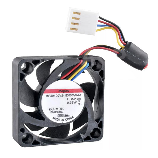 Cooling Fan MF40100V2-1D05C-SAA DC5V 0.36W 40x40x10MM 4PIN New