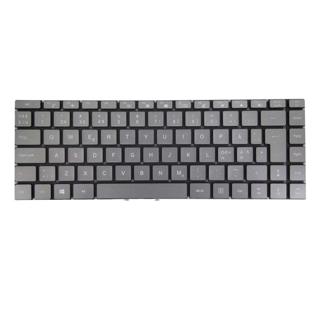 Laptop Keyboard For CEPTER DREAMBOOK N530-02 N53002 15.6 Gray Without Frame Nordic NE