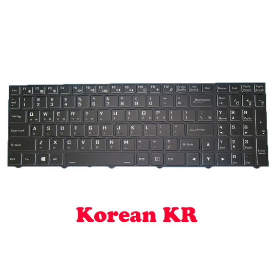 Laptop With Backlit Keyboard For 한성컴퓨터Hansung TFG2577 English US Black With Frame New
