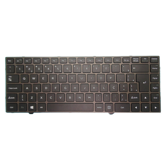 Laptop Without Point Stick Keyboard For Positivo SHM16G38PA-F513 82R-14E250-4218 No Backlit Brazil BR Gray Frame