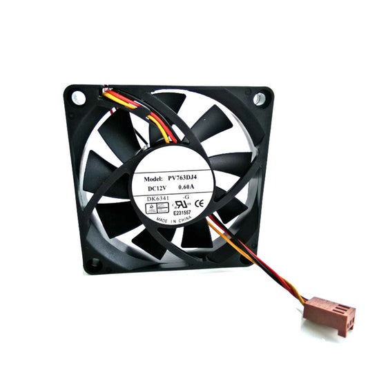 Server Fan For Foxconn 7015 PV763DJ4 DK6341 DC12V 0.6A 70*15MM 3PIN New