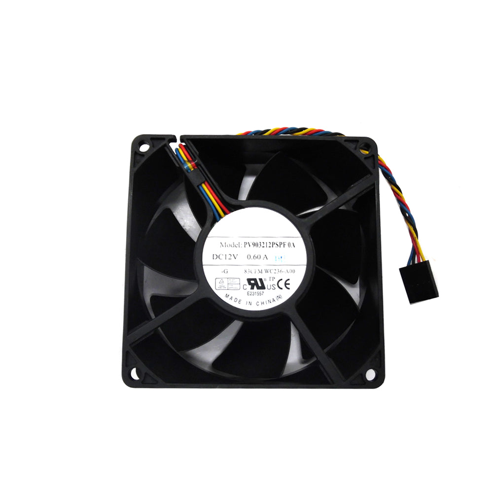 Server Fan For Foxconn PV903212PSPF 0A PV903212PSPF0A 83CFM 0WC236 WC236-A00 DC12V 0.6A 9CM 90*90*32mm 4Pin PWM New