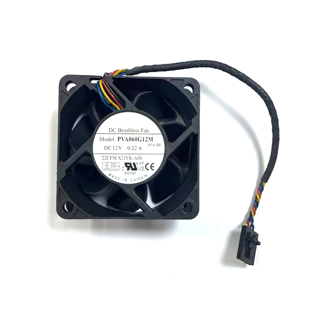 Server Fan For Foxconn PVA060G12M PVA060G12M-P04-BE 0X2JYK X2JYK-A00 6025 6CM DC12V 0.22A 4PIN New