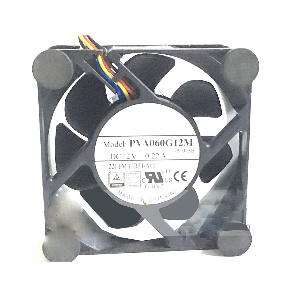 Server Fan For Foxconn PVA060G12M PVA060G12M-P10-BB 6025 6CM DC12V 0.22A 013R34 13R34-A00 4PIN New