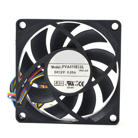Server Fan For Foxconn PVA070E12L PVA070E12L-P02-AE 7015 DC12V 0.20A New