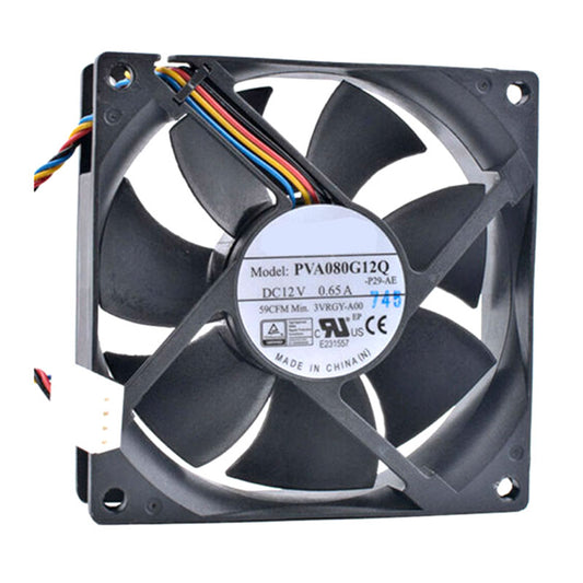 Server Fan For Foxconn PVA080G12Q PVA080G12Q-P29-AE DC12V 0.65A 03VRGY 3VRGY-A00 4PIN New
