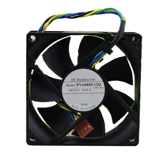 Server Fan For Foxconn PVA080G12Q PVA080G12Q-P01-AD DC12V 0.65A 4Pin PWM 80x80x25mm New