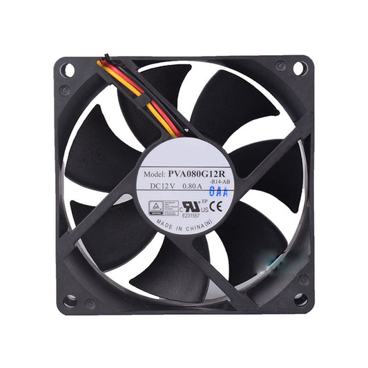 Server Fan For Foxconn PVA080G12R PVA080G12R-R14-AB DC12V 0.80A 3PIN New