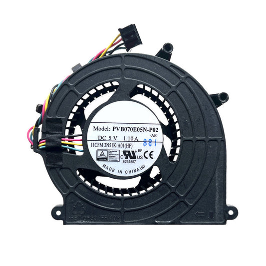 CPU Fan For Foxconn PVB070E05N-P02 PVB070E05N-P02-AE DC5V 1.10A 02N51K 2N51K-A01 4PIN New