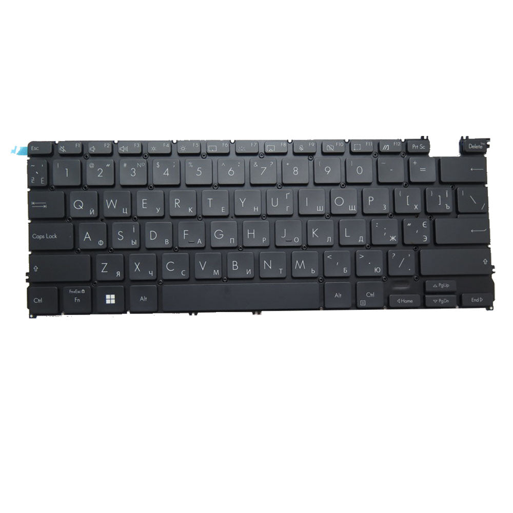 Laptop Keyboard For ASUS Zenbook S 13 OLED UM5302T UM5302TA With Backlit Without Frame Russian RU Black