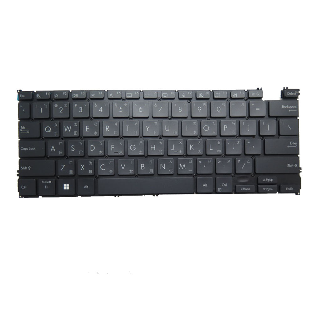 Laptop Keyboard For ASUS Zenbook S 13 OLED UM5302T UM5302TA With Backlit Without Frame Traditional Chinese TW Black