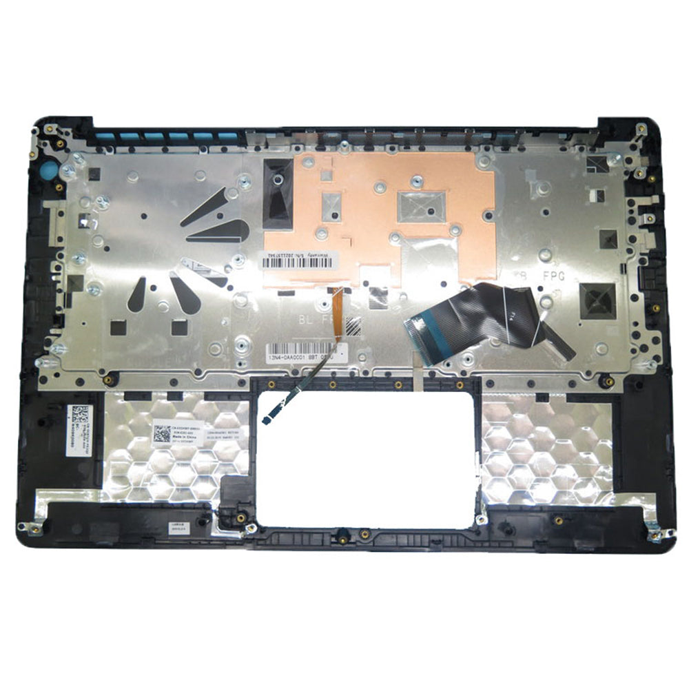 Laptop Palmrest For DELL Inspiron 13 5370 0XDHWP XDHWP With Backlit English US Keyboard Black Upper Case New