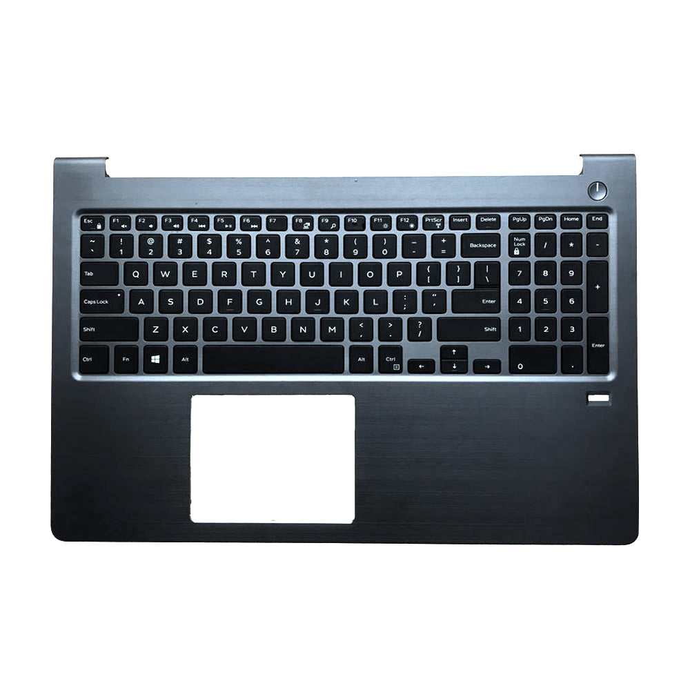 Laptop Palmrest For DELL Vostro 15 5568 V5568 0FCN57 FCN57 Without Backlit English US Keyboard With Fingerprint Hole Black Upper Case New