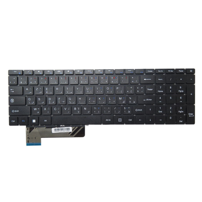 Laptop Keyboard For Gateway MB3661028 YXT-93-222 Arabic French ARFR Black NO Frame New