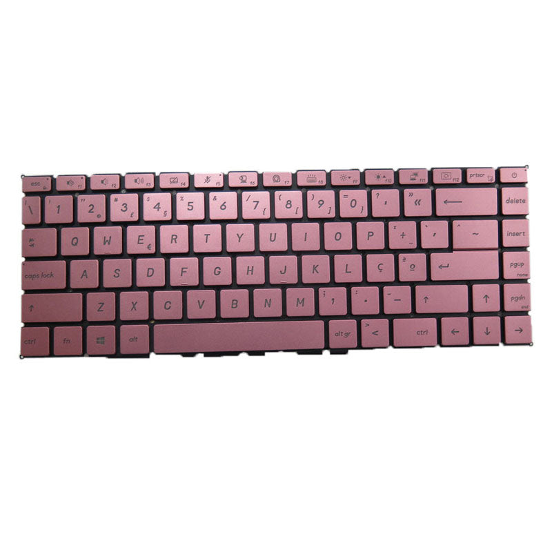 Laptop Keyboard For MSI Prestige 14-A10S A10SC A10RB A10RAS A10RBS MS-14C1 MS-14C2 Portugal PO Pink No Frame